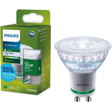 LED Žárovka ULTRAEFFICIENT Philips PAR16 GU10/1,2W/230V 4000K