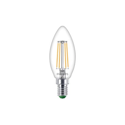 LED Žárovka ULTRAEFFICIENT VINTAGE Philips B35 E14/1,2W/230V 2700K