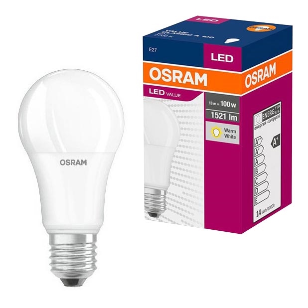 LED Žárovka VALUE A60 E27/13W/230V 2700K - Osram