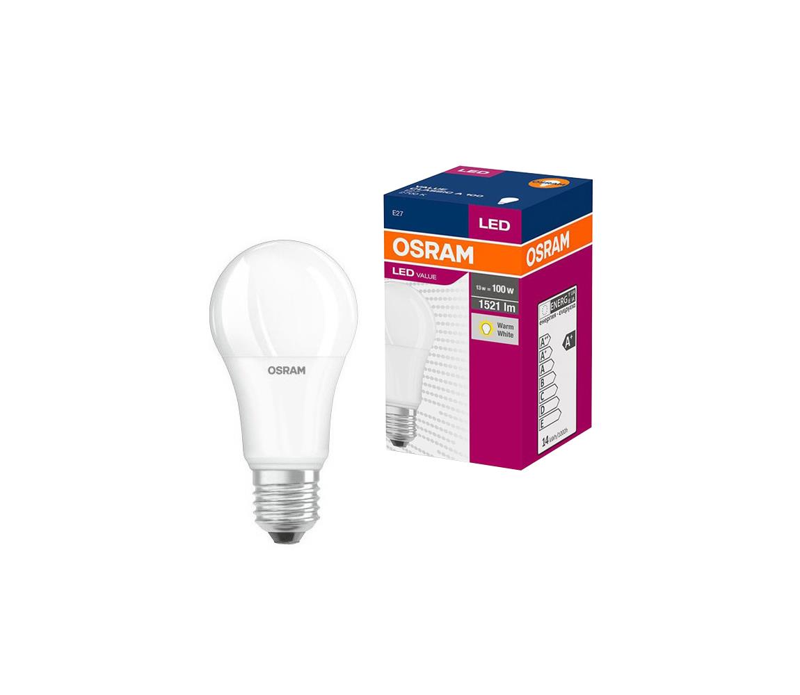 Osram LED Žárovka VALUE A60 E27/13W/230V 2700K