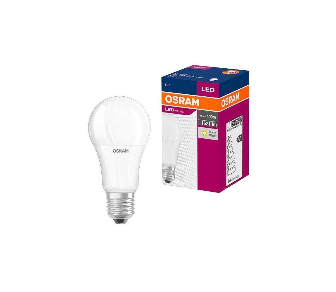 Osram LED Žárovka VALUE A60 E27/13W/230V 2700K