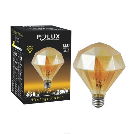 LED žárovka VINTAGE AMBER E27/4W/230V 2700K