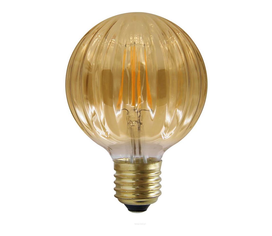 Polux LED žárovka VINTAGE AMBER E27/4W/230V G100