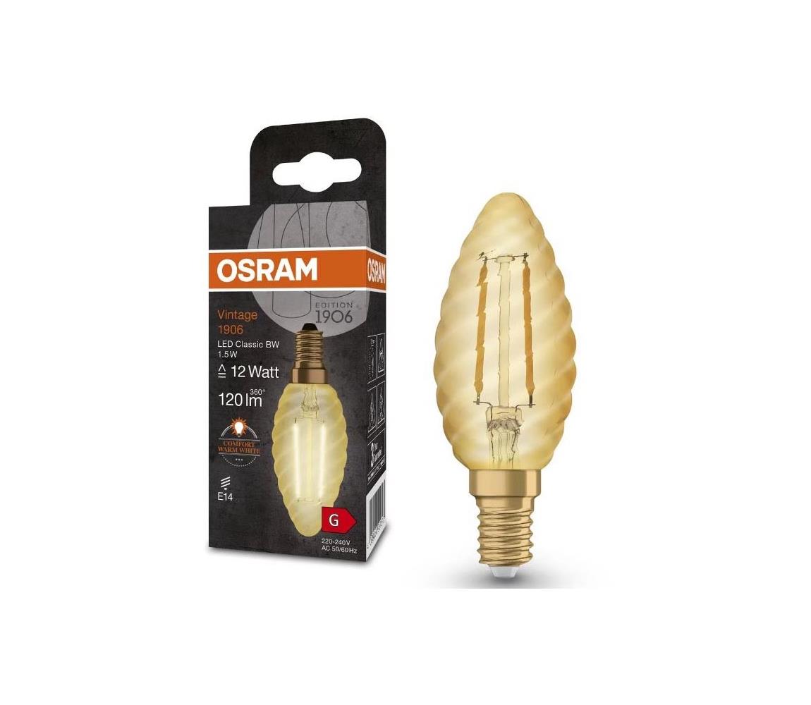 Osram LED Žárovka VINTAGE E14/1,5W/230V 2400K - Osram P225555