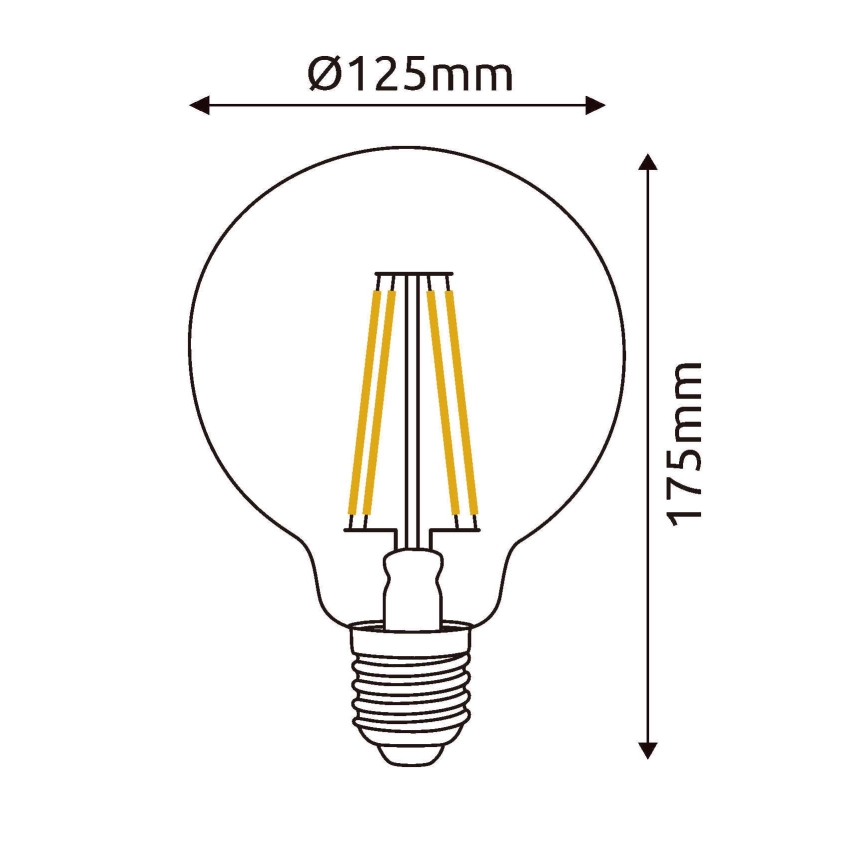 LED Žárovka E27/7W/230V 4000K - Globo