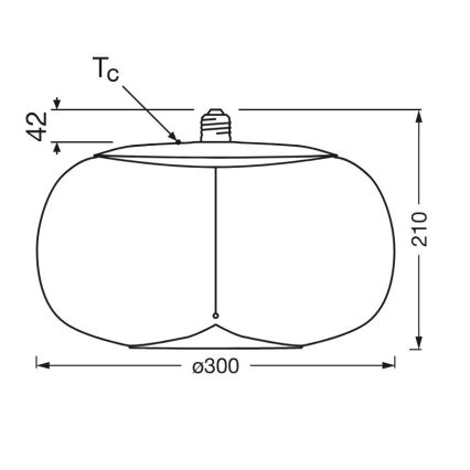 LED Žárovka VINTAGE FILAMENT E27/2,5W/230V 2700K - Osram