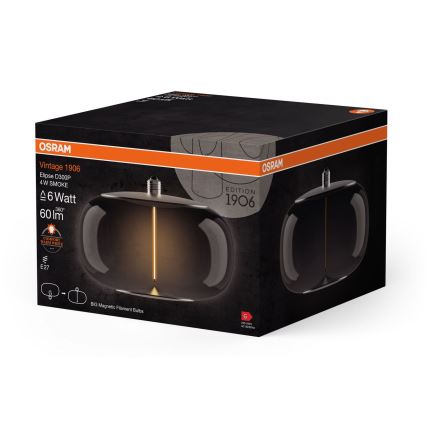 LED Žárovka VINTAGE FILAMENT E27/4W/230V 1800K kouřová - Osram