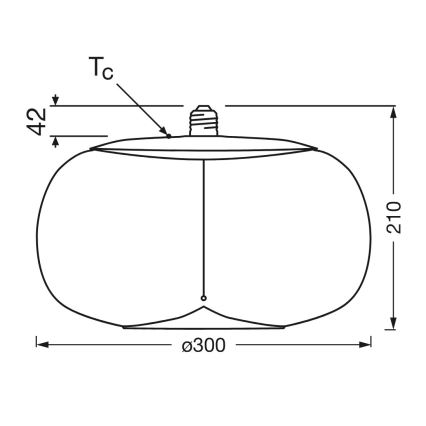 LED Žárovka VINTAGE FILAMENT E27/4W/230V 1800K kouřová - Osram
