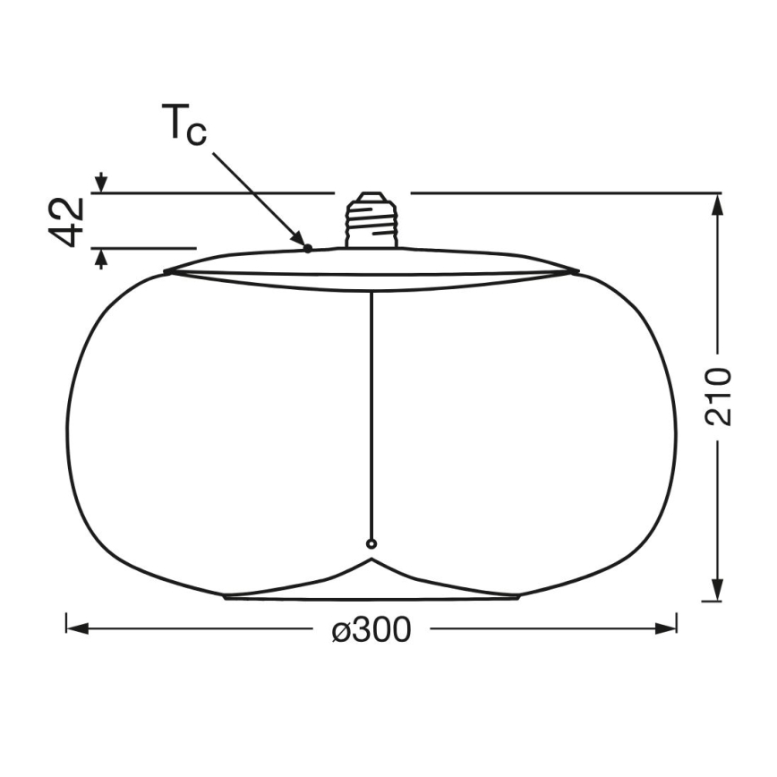 LED Žárovka VINTAGE FILAMENT E27/4W/230V 1800K kouřová - Osram