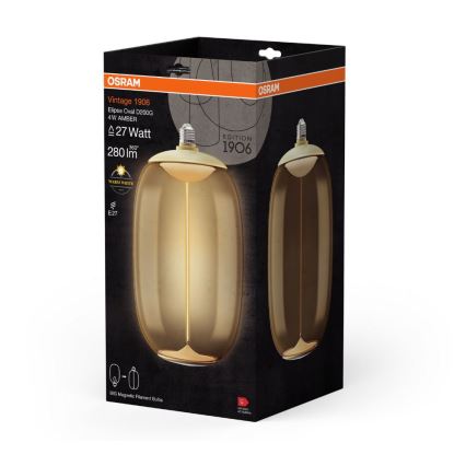 LED Žárovka VINTAGE FILAMENT E27/4W/230V 2700K - Osram