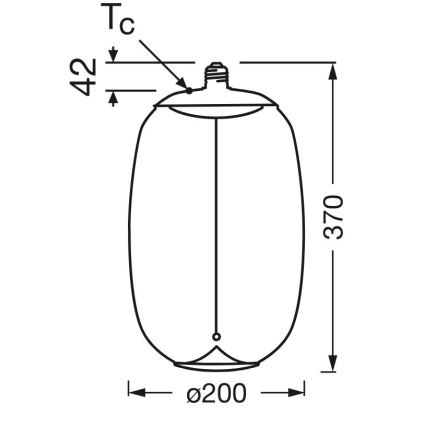 LED Žárovka VINTAGE FILAMENT E27/4W/230V 2700K - Osram