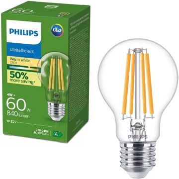 LED Žárovka VINTAGE Philips E27/4W/230V 2700K