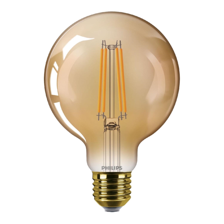 LED Žárovka VINTAGE Philips G93 E27/4W/230V 2500K