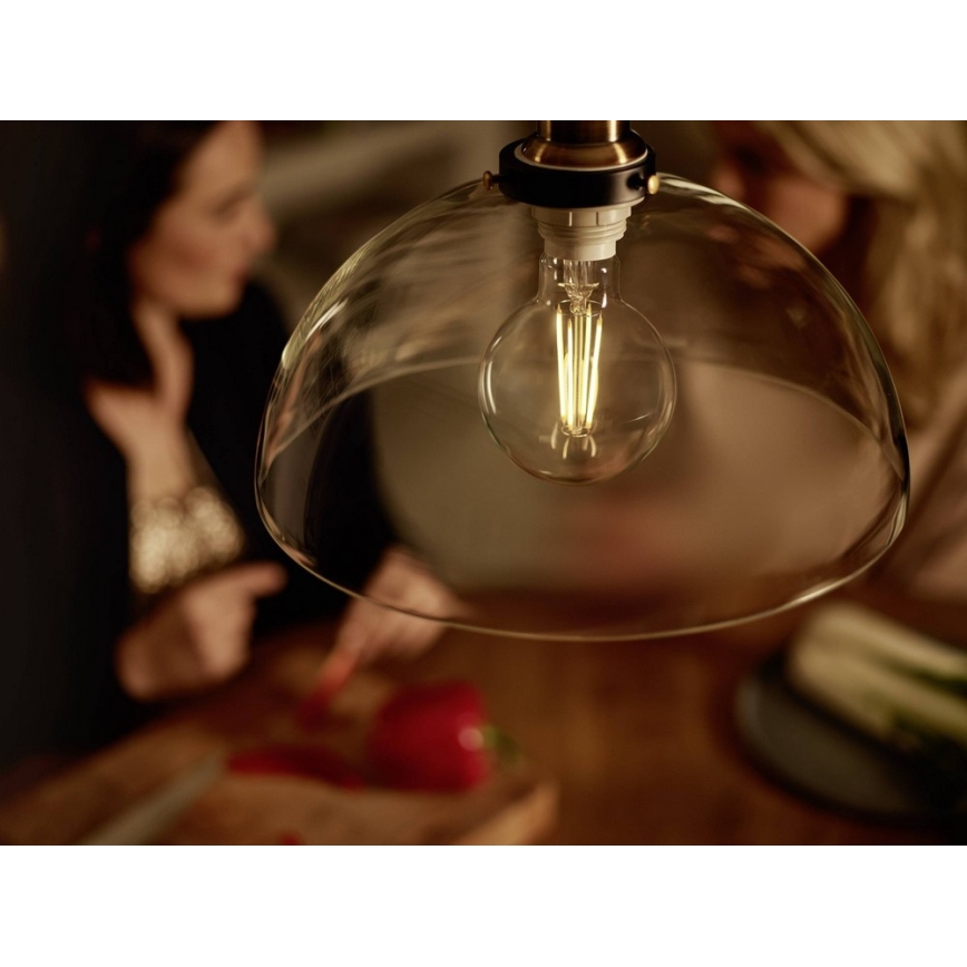 LED Žárovka VINTAGE Philips G93 E27/4W/230V 2500K