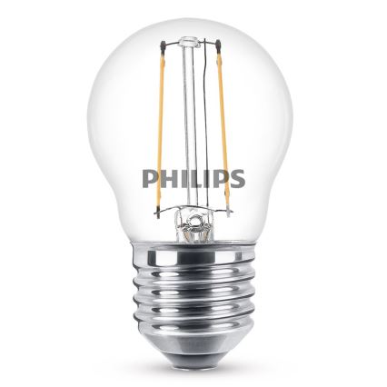 LED Žárovka VINTAGE Philips P45 E27/2W/230V 2700K