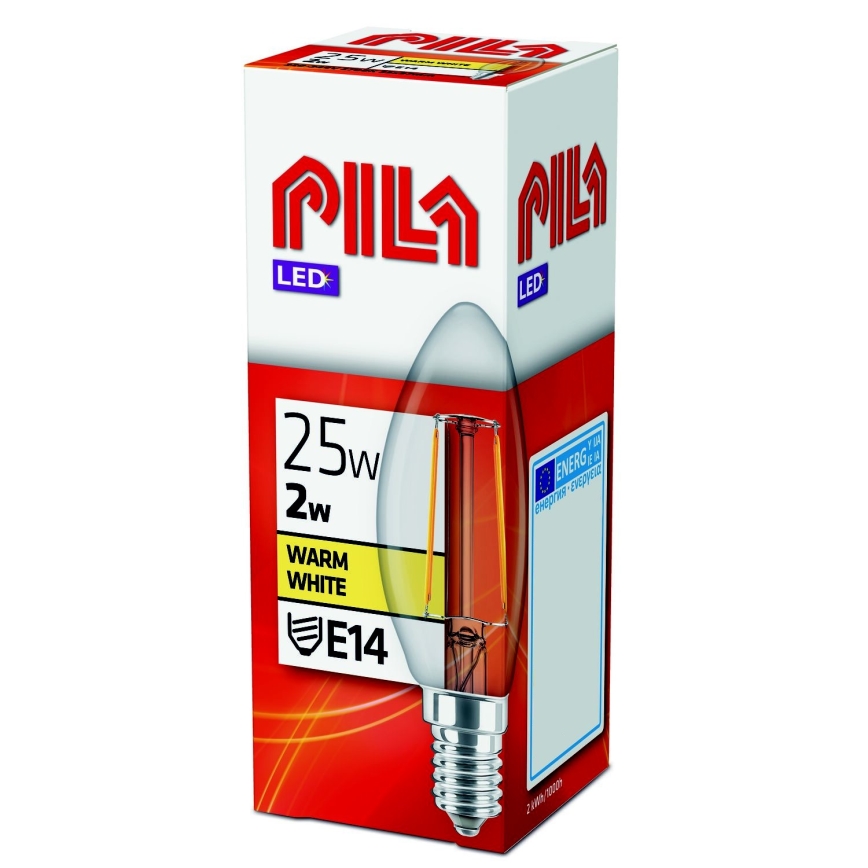 LED Žárovka VINTAGE Philips Pila E14/2W/230V 2700K