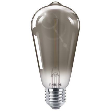 LED Žárovka VINTAGE Philips ST64 E27/2,3W/230V 1800K