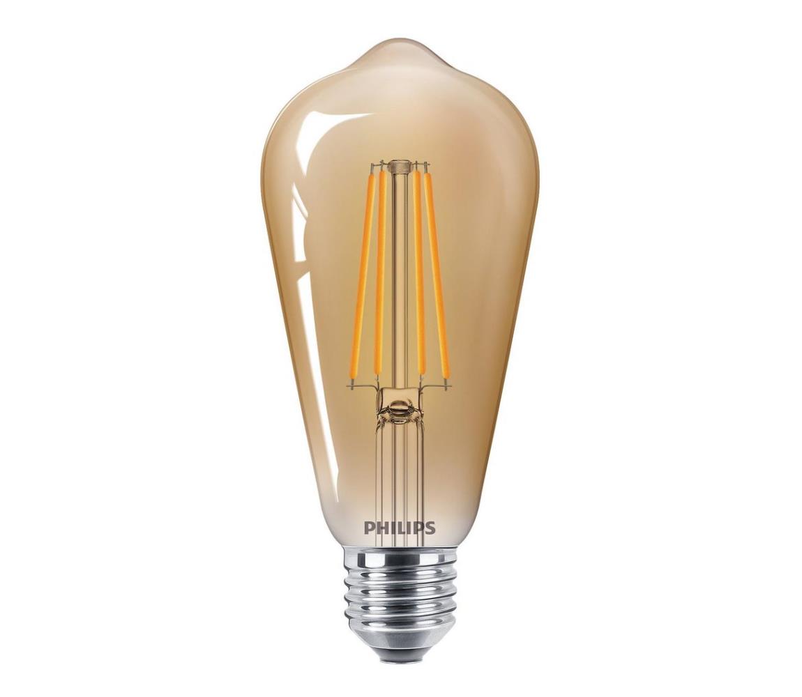 Philips LED Žárovka VINTAGE Philips ST64 E27/5,5W/230V 2500K P3403