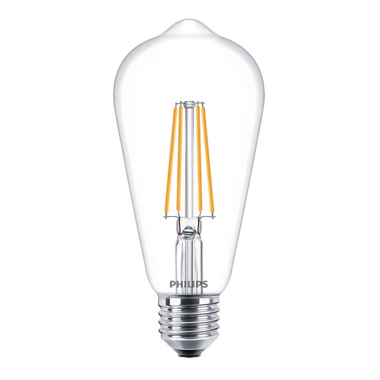 LED Žárovka VINTAGE Philips ST64 E27/7W/230V 2700K
