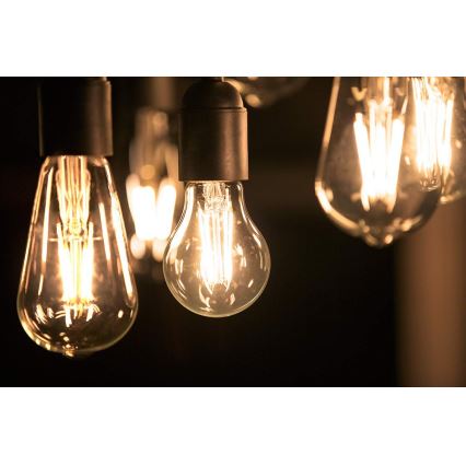LED Žárovka VINTAGE Philips ST64 E27/7W/230V 2700K