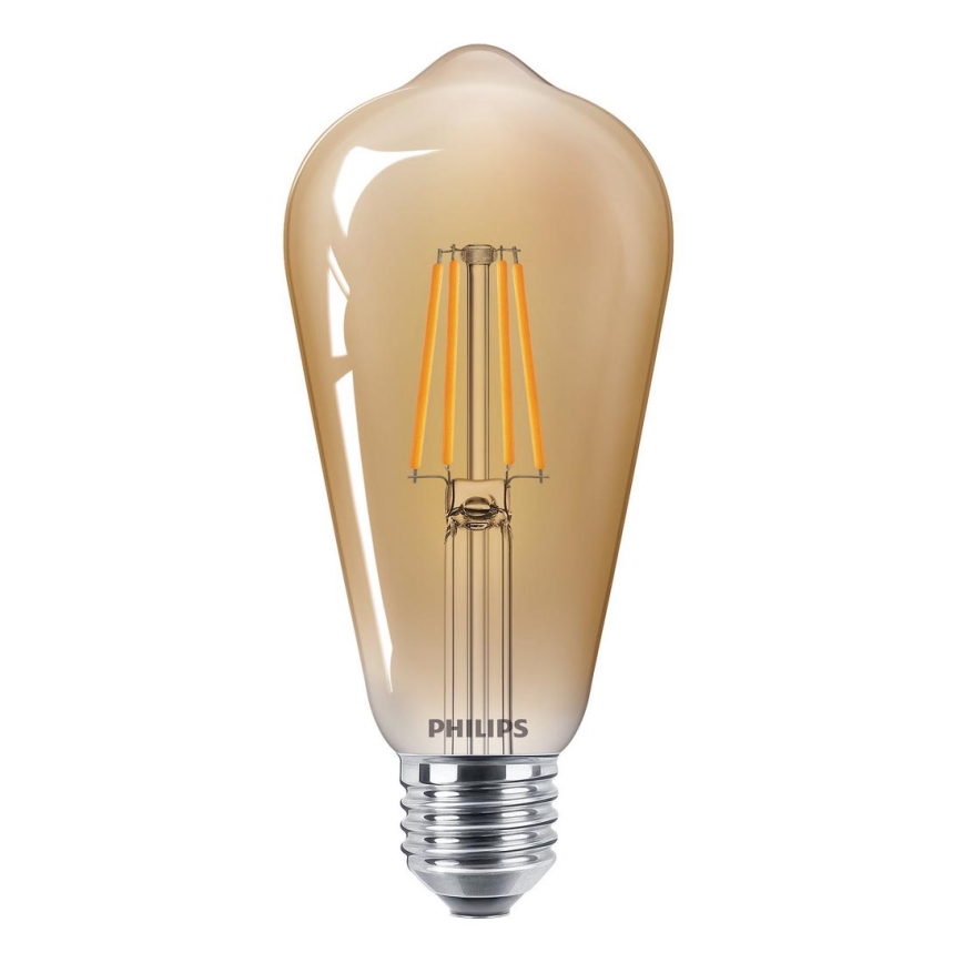 LED Žárovka VINTAGE Philips ST65 E27/4W/230V 2500K