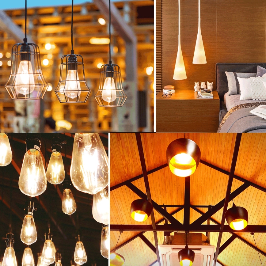 LED Žárovka VINTAGE ST64 E27/20W/230V 2700K - Aigostar