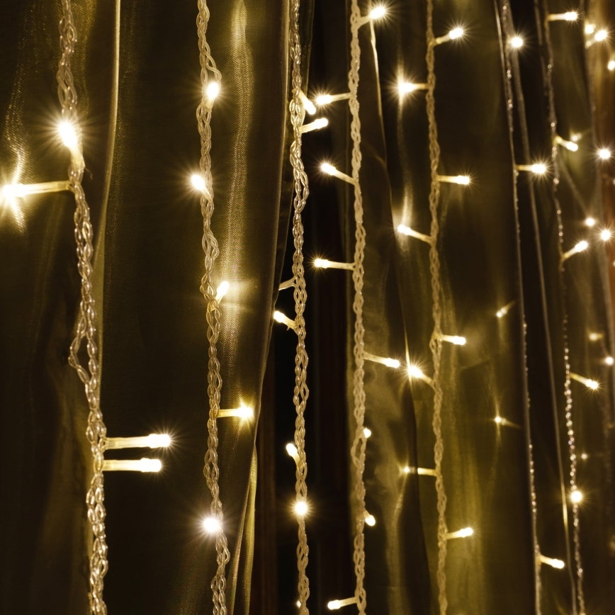 LED  závěs ESTELLA 47xLED/8 funkcí 3,5 m teplá bílá