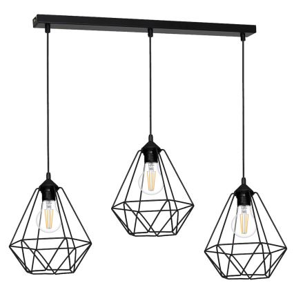 LED Závěsné svítidlo BASKET 3xE27/7W/230V