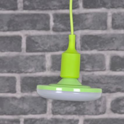 LED Závěsné svítidlo KIKI 1xE27/10W/230V zelené
