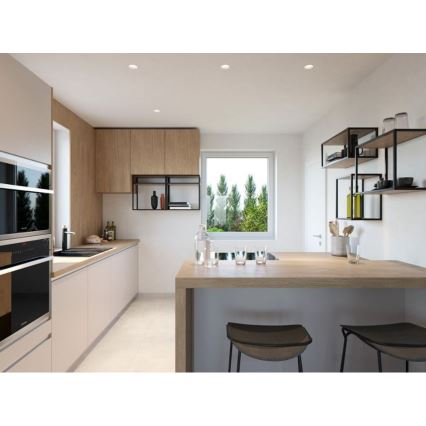 LED2 - LED Bodové zápustné svítidlo SPOT LED/9W/230V bílá IP44