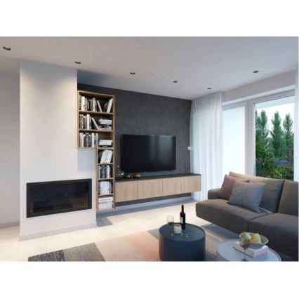 LED2 - LED Bodové zápustné svítidlo SPOT LED/9W/230V černá IP44