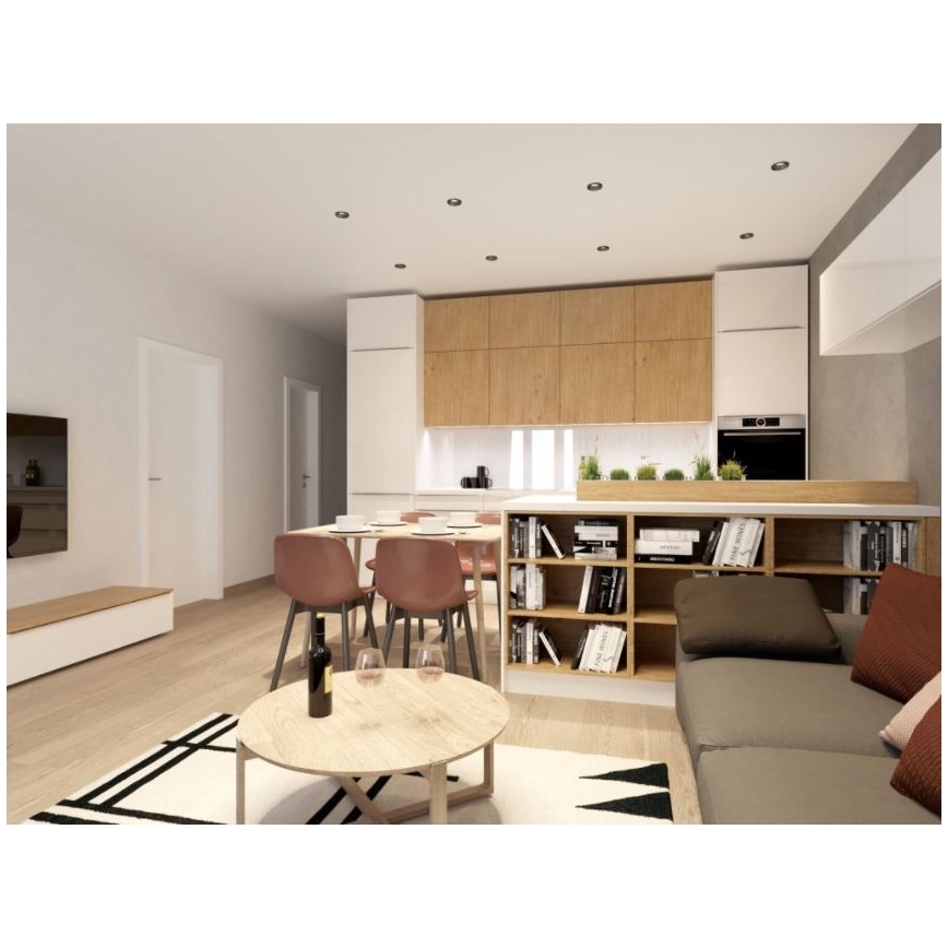 LED2 - LED Bodové zápustné svítidlo SPOT LED/9W/230V černá IP44