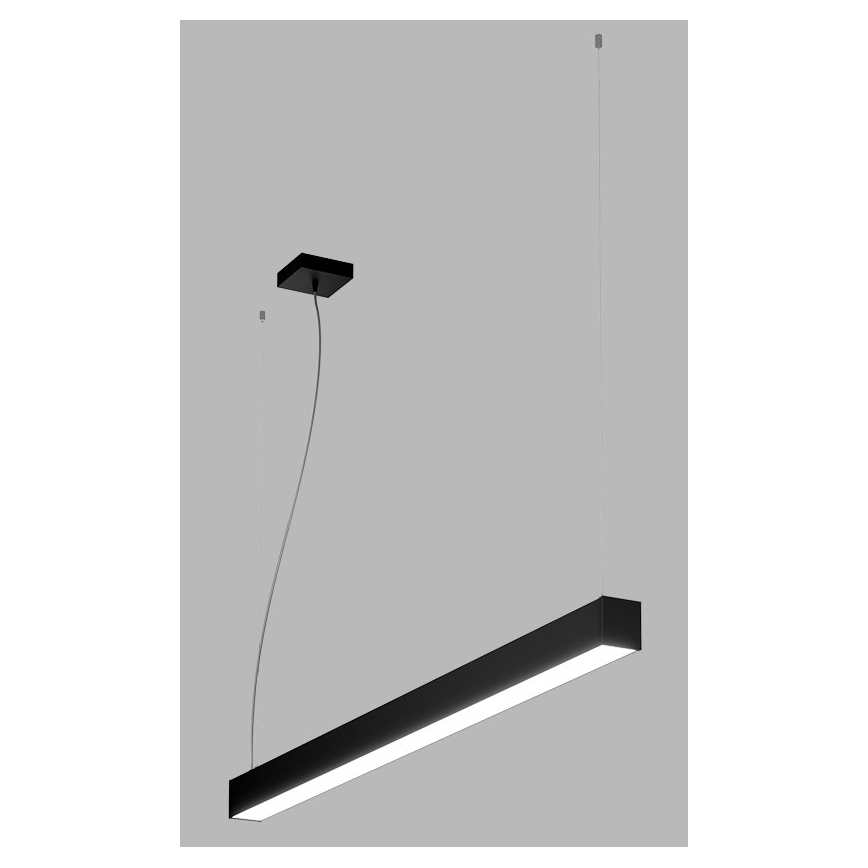 LED2 - LED Lustr na lanku NOLI LED/40W/230V 3000K/3500K/4000K černá