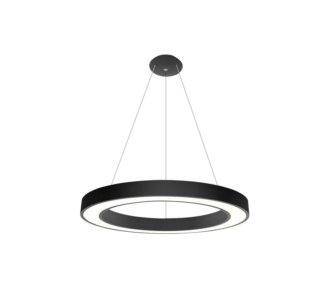 LED2 LED2 - LED Lustr na lanku SATURN LED/80W/230V 4000K pr. 80 cm černá W3424