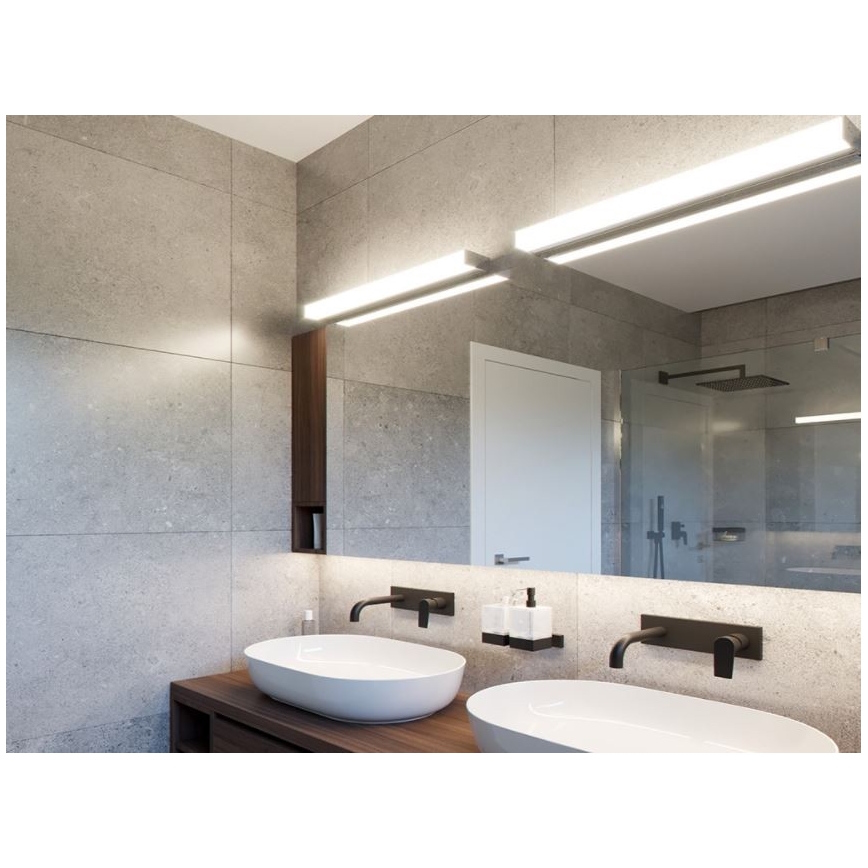 LED2 - LED Nástěnné svítidlo QUADRA LED/12W/230V IP44