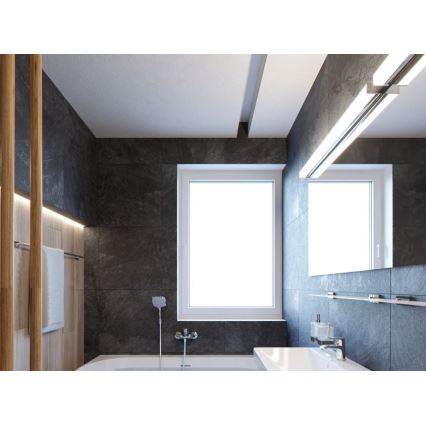 LED2 - LED Nástěnné svítidlo QUADRA LED/12W/230V IP44