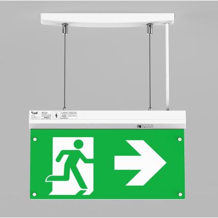 LED2 - LED Nouzové svítidlo SAFE ALL LED/2W/3,6V 6000K IP40