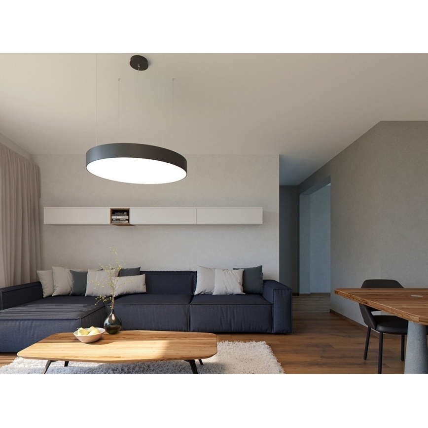LED2 - LED Stmívatelný lustr na lanku MONO LED/100W/230V 3000K/4000K černá