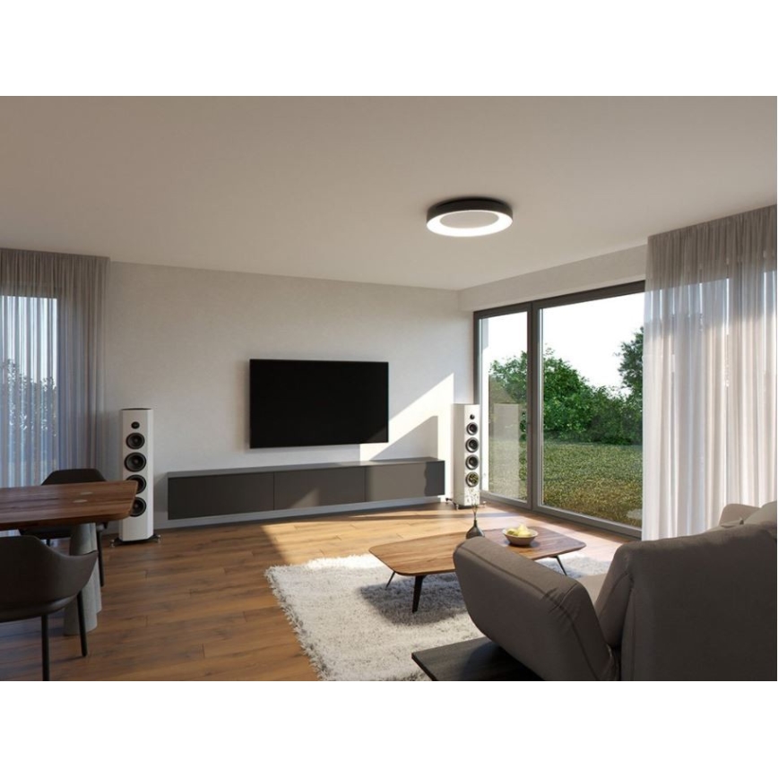 LED2 - LED Stropní svítidlo BELLA LED/50W/230V 3000/4000K černá