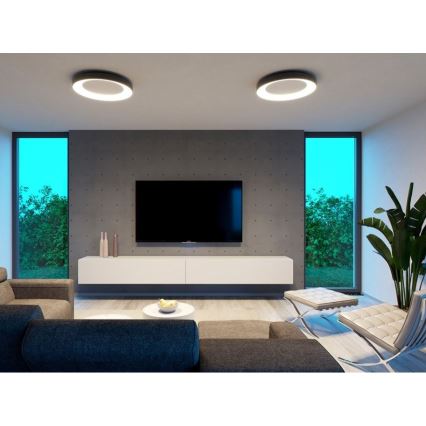 LED2 - LED Stropní svítidlo BELLA LED/50W/230V 3000/4000K černá