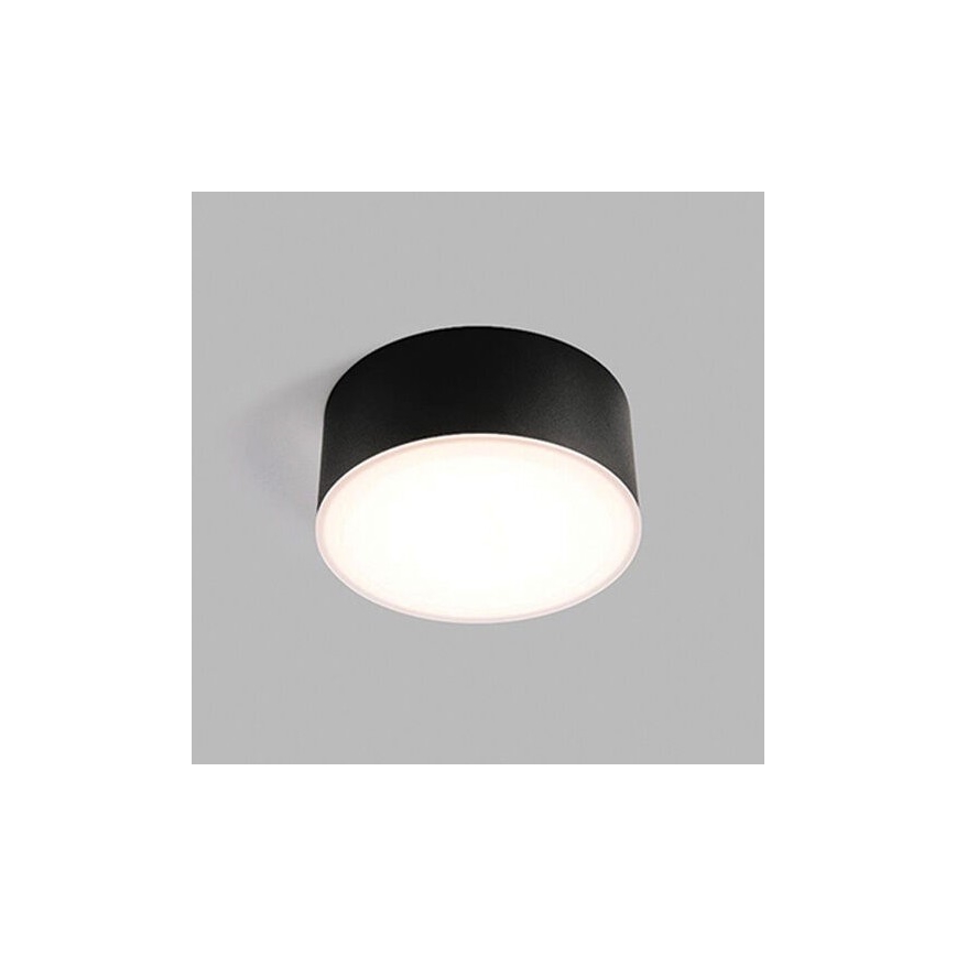 LED2 - LED Stropní svítidlo BUTTON LED/12W/230V CRI 90 černá