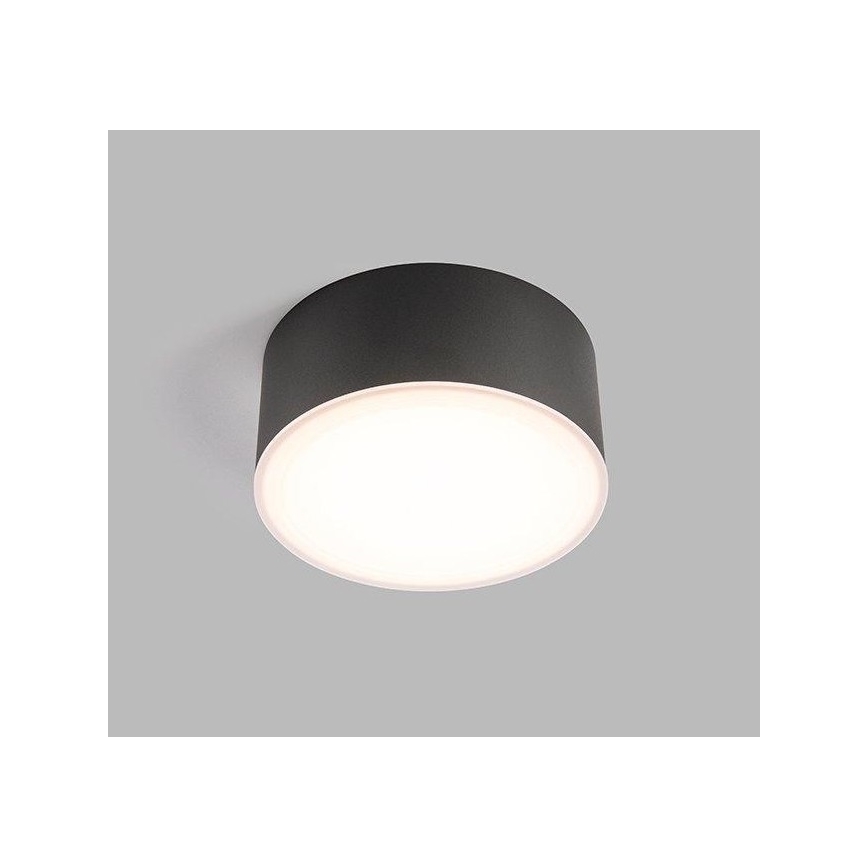 LED2 - LED Stropní svítidlo BUTTON LED/17W/230V antracit