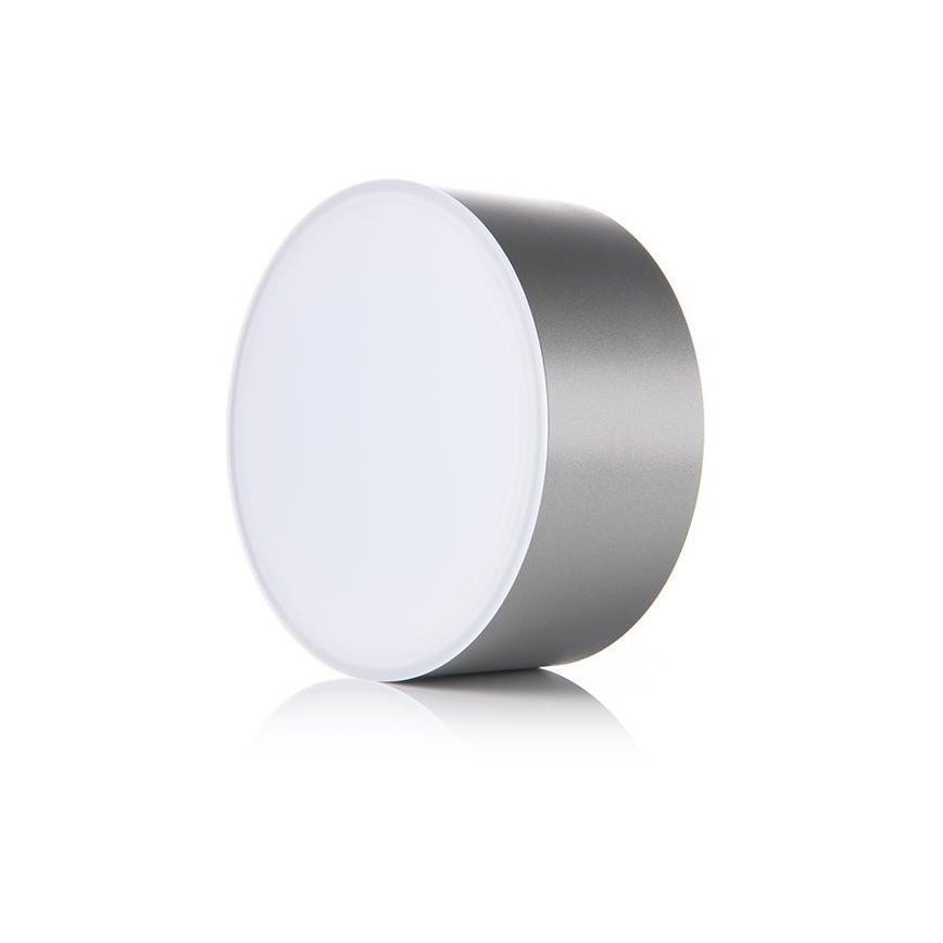LED2 - LED Stropní svítidlo BUTTON LED/17W/230V stříbrná
