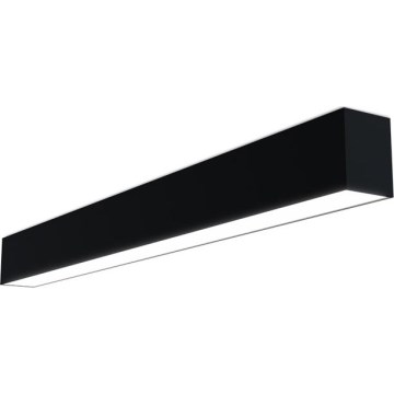 LED2 - LED Stropní svítidlo LINO LED/24W/230V 3000K/3500K/4000K černá 90 cm