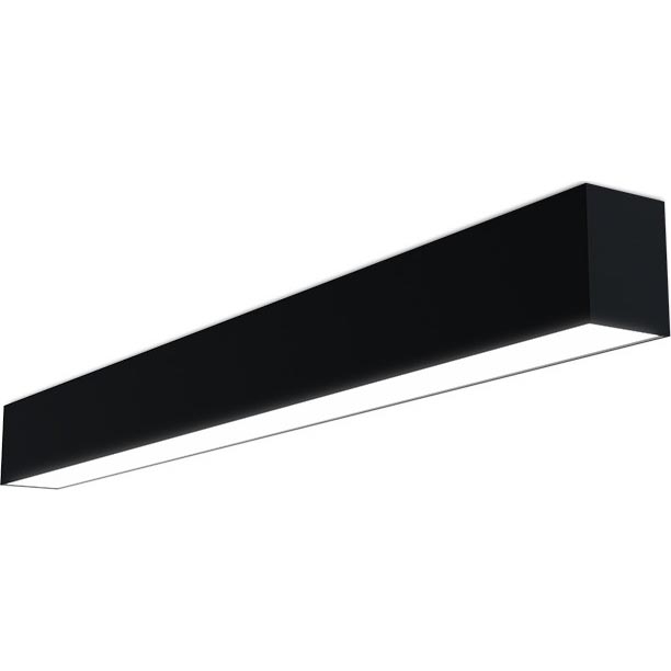 LED2 - LED Stropní svítidlo LINO LED/24W/230V 3000K/3500K/4000K černá 90 cm