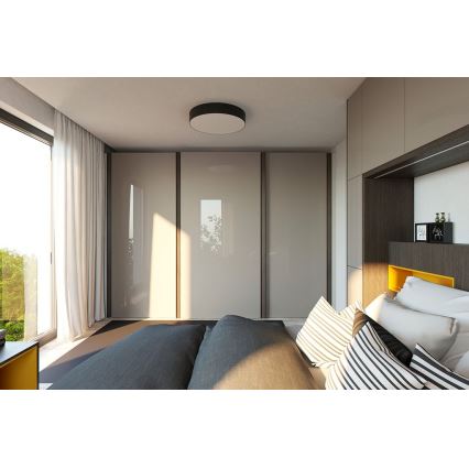 LED2 - LED Stropní svítidlo MONO LED/153W/230V 3000K pr. 100 cm černá