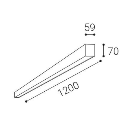 LED2 - LED Stropní svítidlo NOLI LED/40W/230V 3000K/3500K/4000K bílá