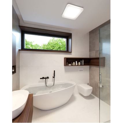 LED2 - LED Stropní svítidlo SQUARE LED/25W/230V IP54 3000/3500/4000K