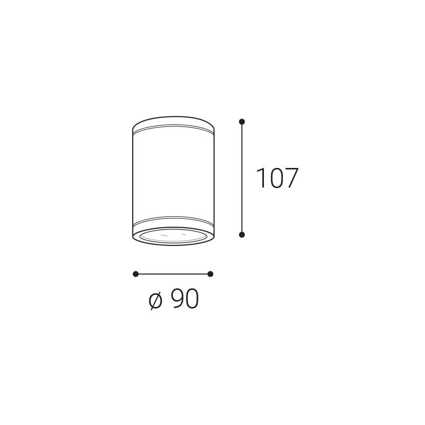 LED2 - LED Venkovní bodové svítidlo TUBO LED/10W/230V IP65 3000K/4000K/5700K černá