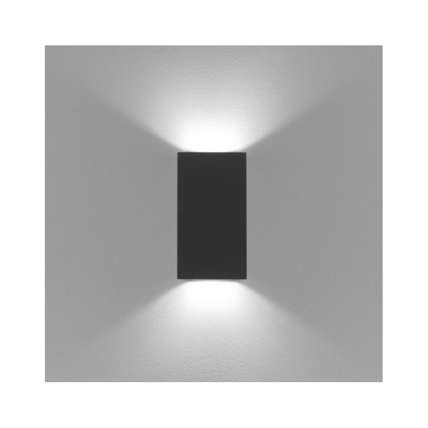 LED2 - LED Venkovní nástěnné svítidlo BLOCK 2xLED/3W/230V IP54